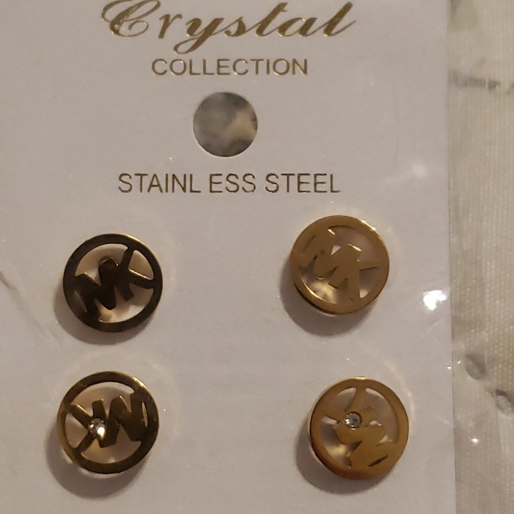 Earrings stainless steel MK